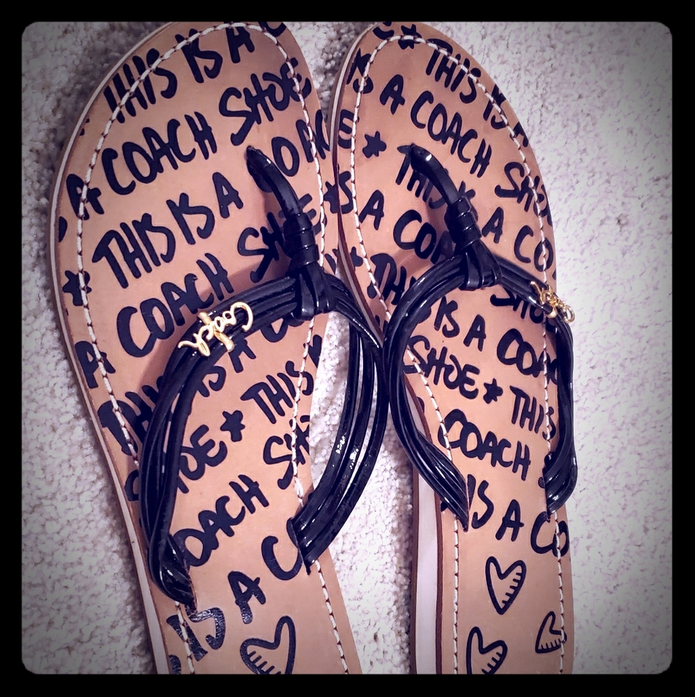Coach Flip Flops